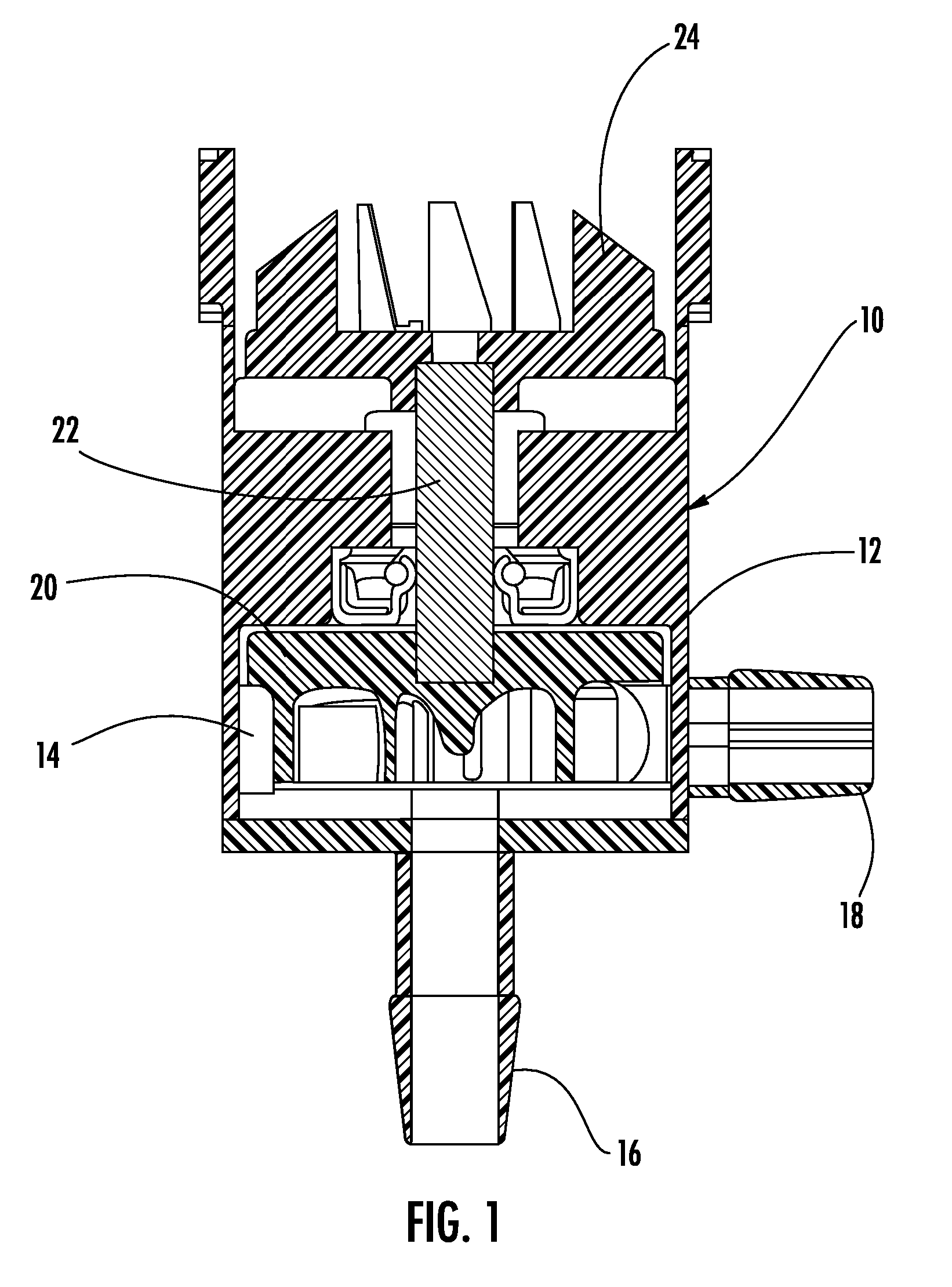 Pump assembly for an emergency eyewash station