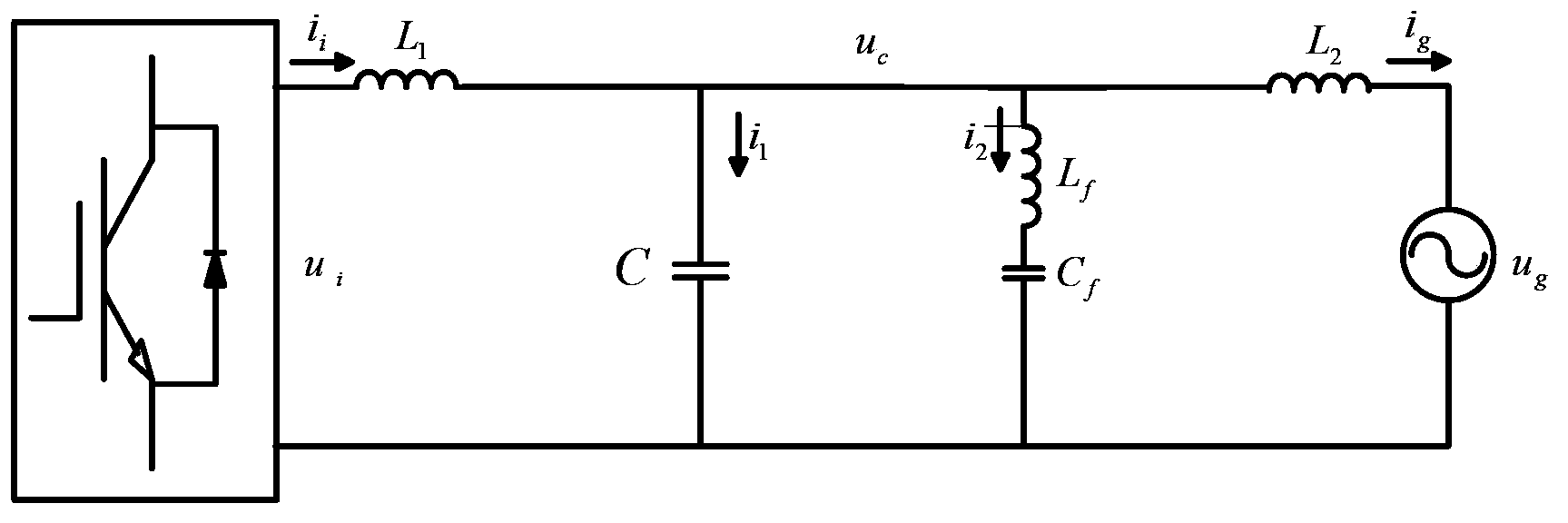 Parameter design method of grid-connected inverter LLCL filter