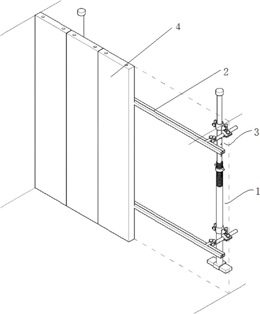 A method and a calibration device for calibrating the installation and construction datum of concrete prefabricated wall panels