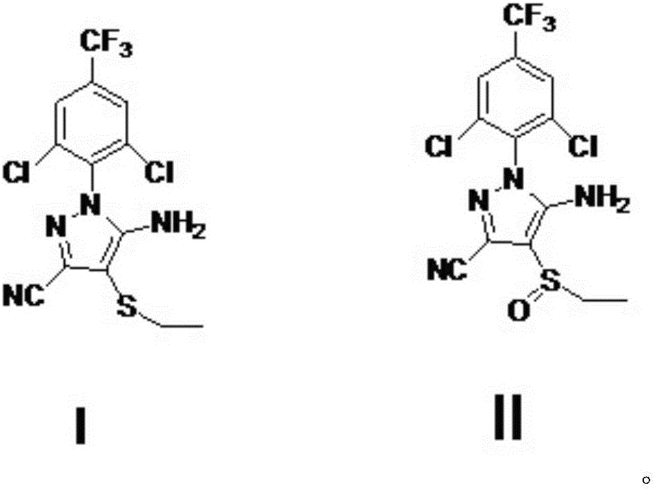 A process for preparing ethiprole by oxidation method