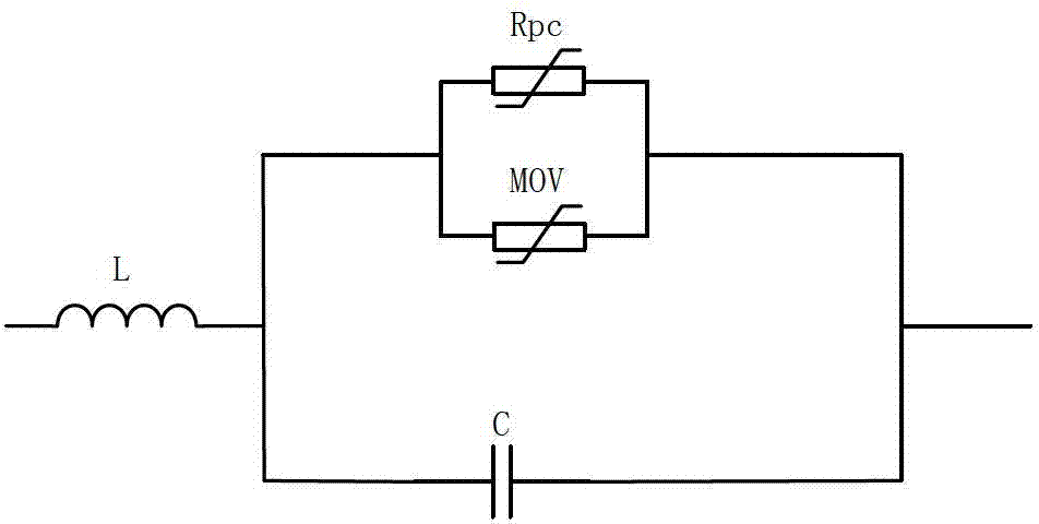 Resonance type current limiter based on insulator-metal phase change resistor