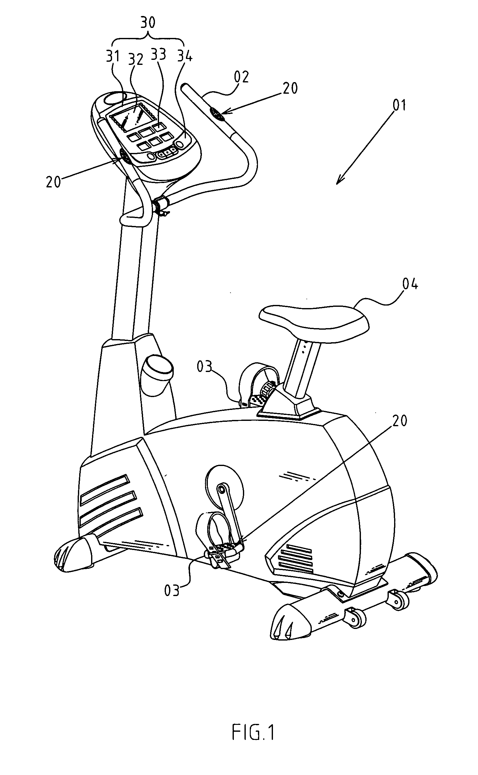 Vibrating device for fitness equipment