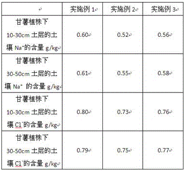 Root salt control method for sweet potato and Kochia scoparia interplanting of saline-alkaline land