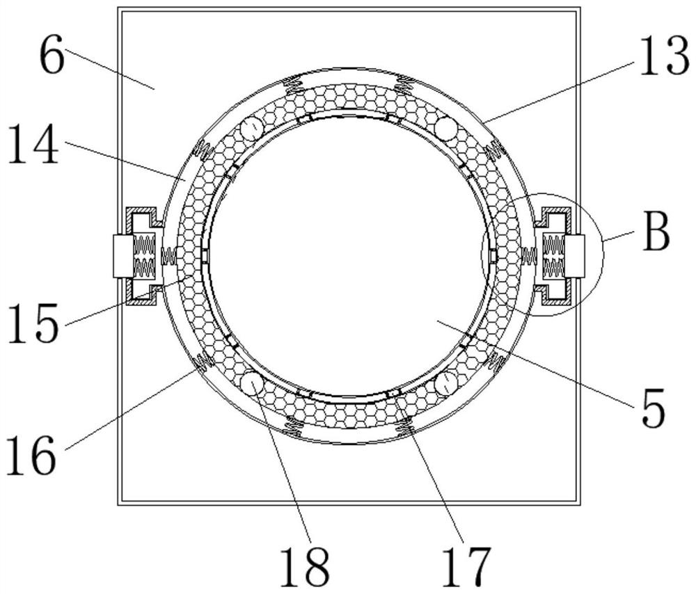 A kind of insulating pbt material filter equipment for electronic equipment