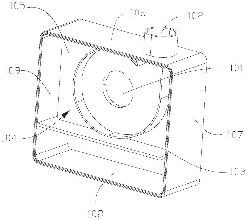 Wireless charging type air supply breathing system