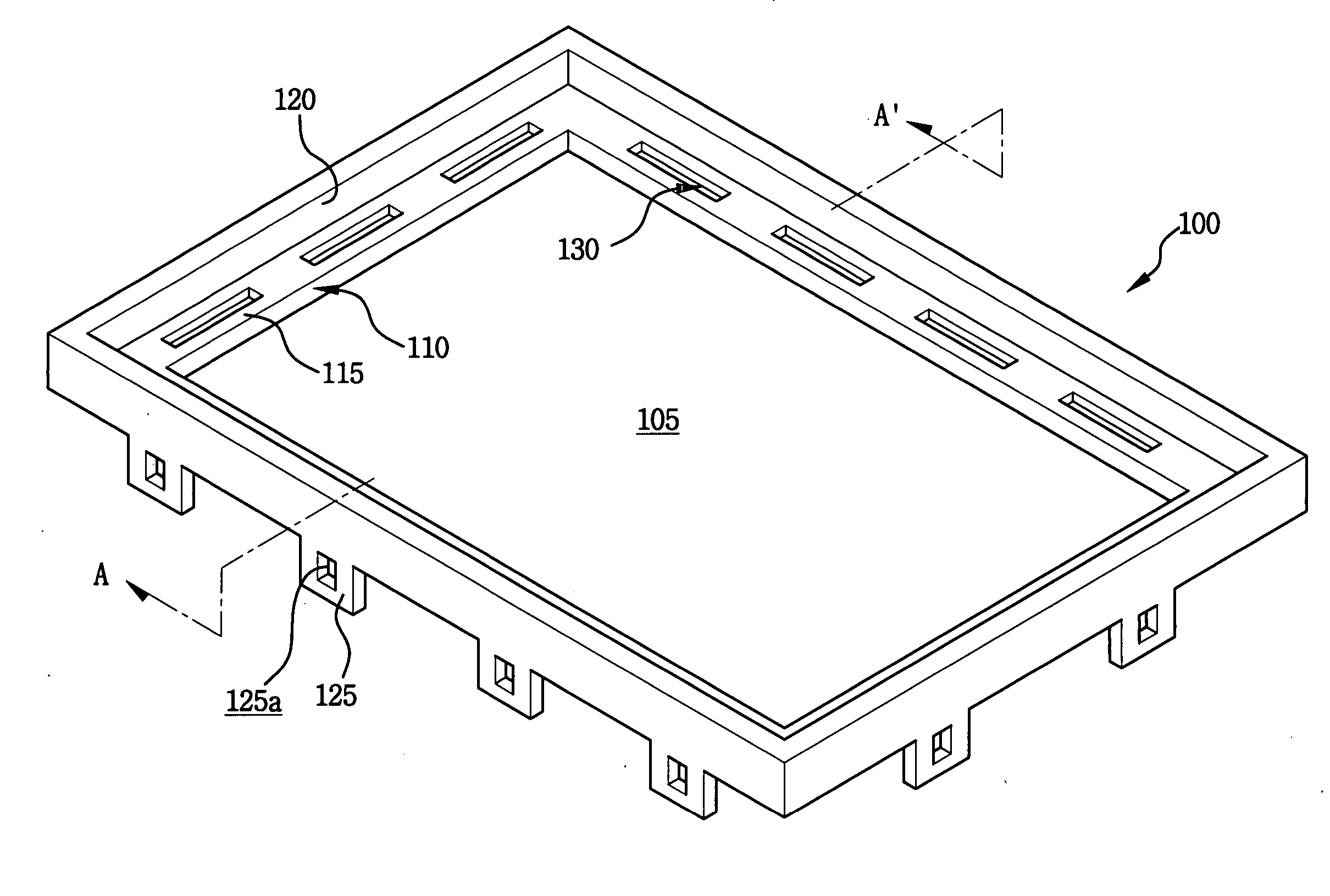 Supporting unit for liquid crystal display apparatus, backlight assembly and liquid crystal display apparatus having the same