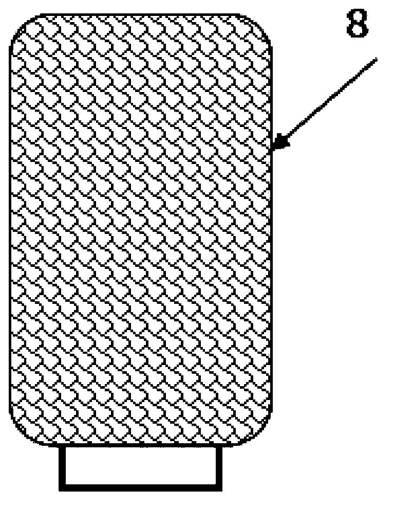 Improved structure of deflection type internal circulation biomembrane reactor