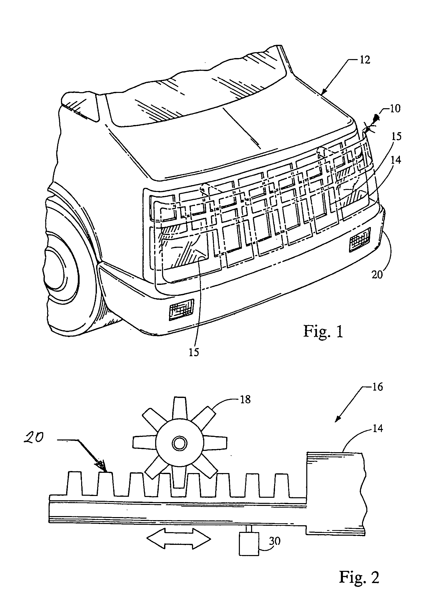 Pedestrian protection apparatus for motor vehicles