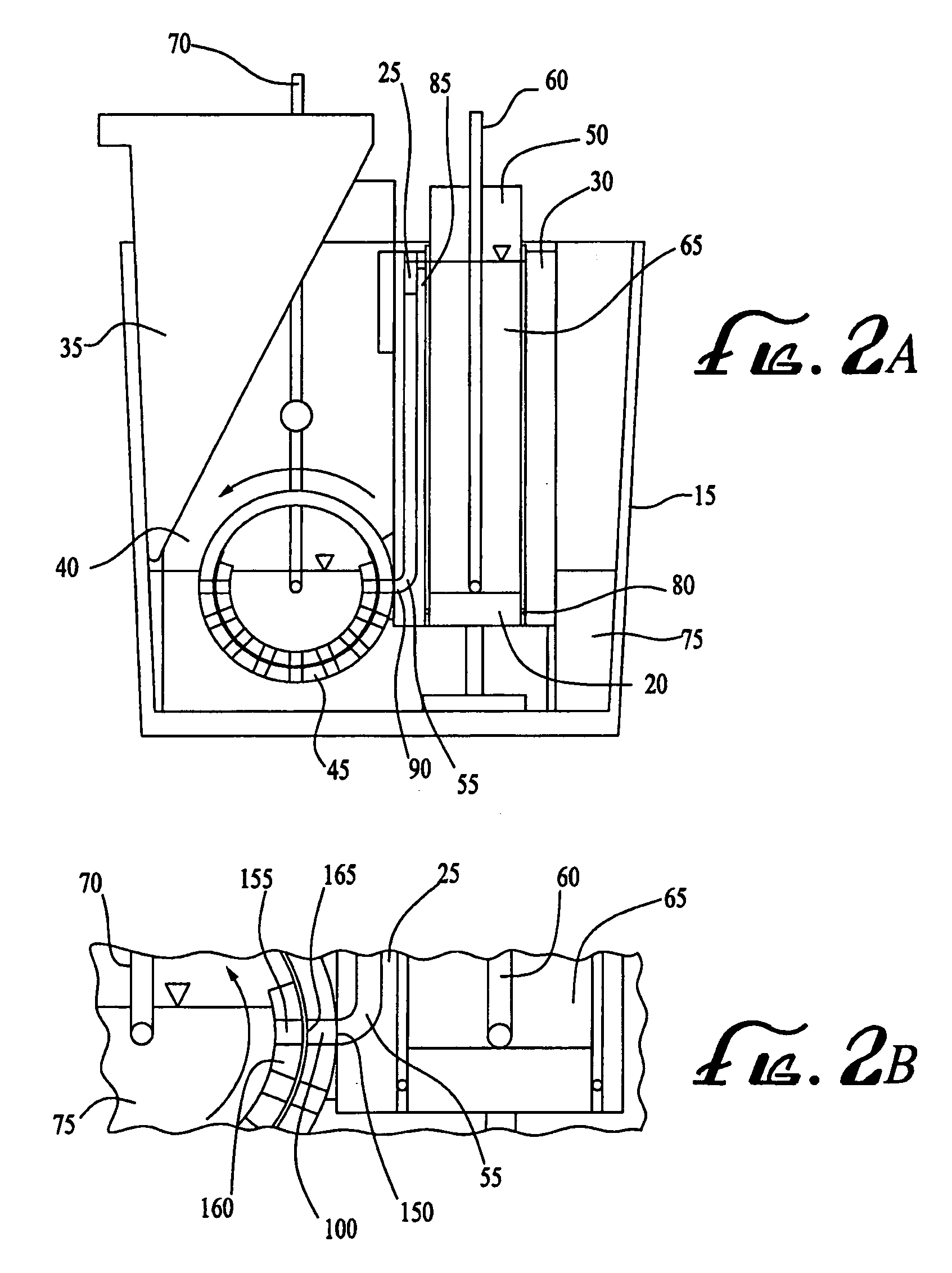 Device for sequential protein transfer from a gel