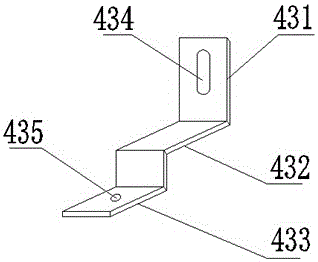 Dry hanging structure of overhead stone and construction method thereof