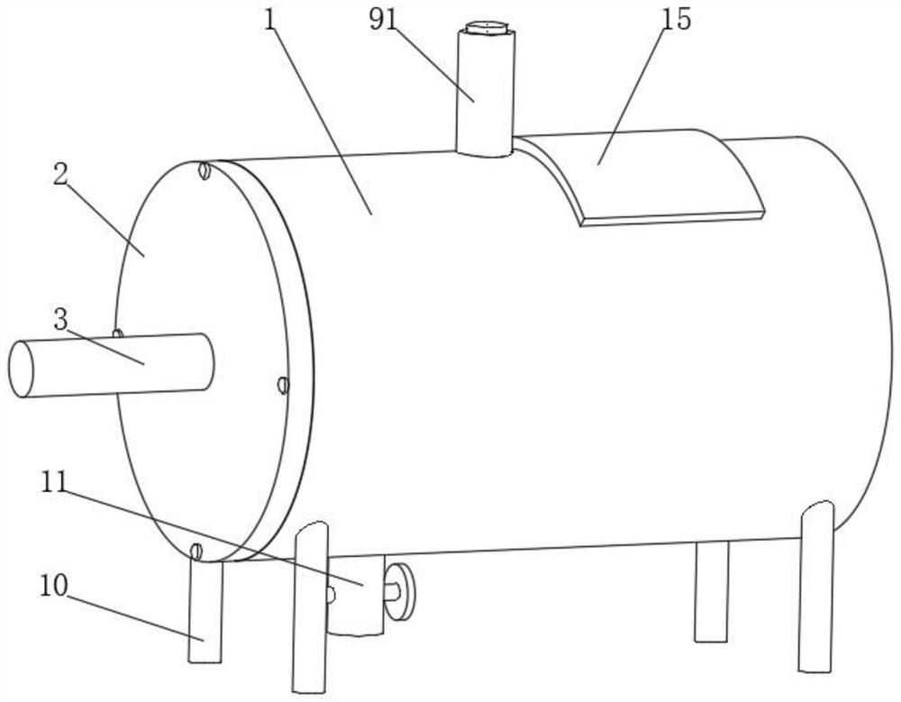 Efficient and energy-saving multi-stage leather wastewater treatment device and treatment method