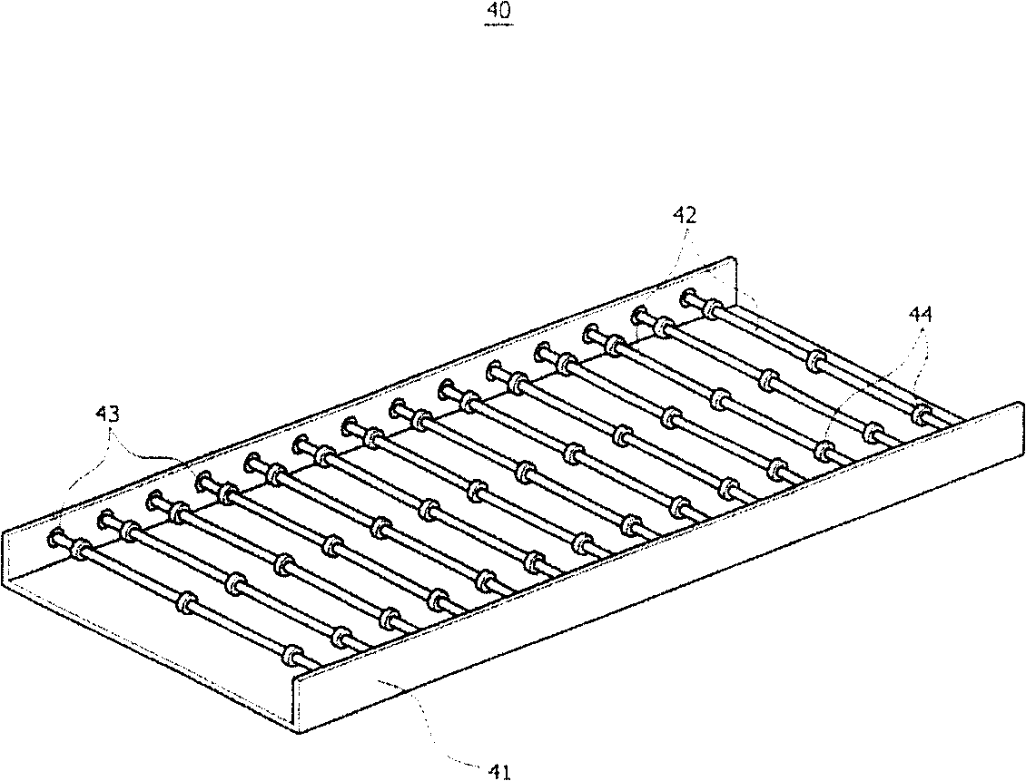 Substrate disposing device and method