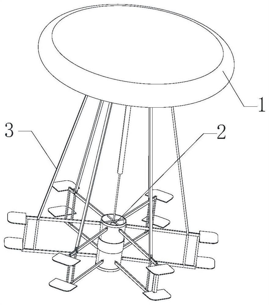 A wave energy power generation device and amplifying mechanism under low energy flow density