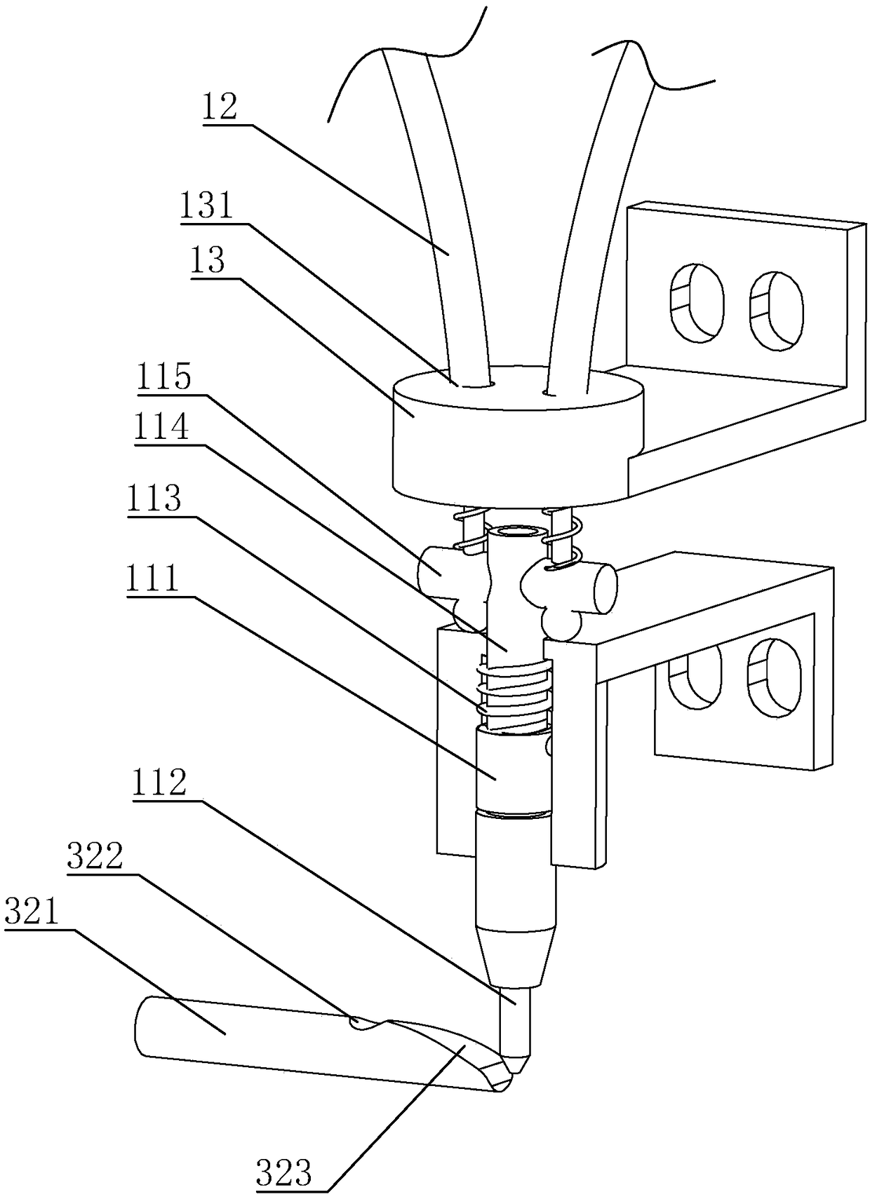 Electrically controlled manual locking mechanism of sliding-plug door and sliding-plug door applying electrically controlled manual locking mechanism