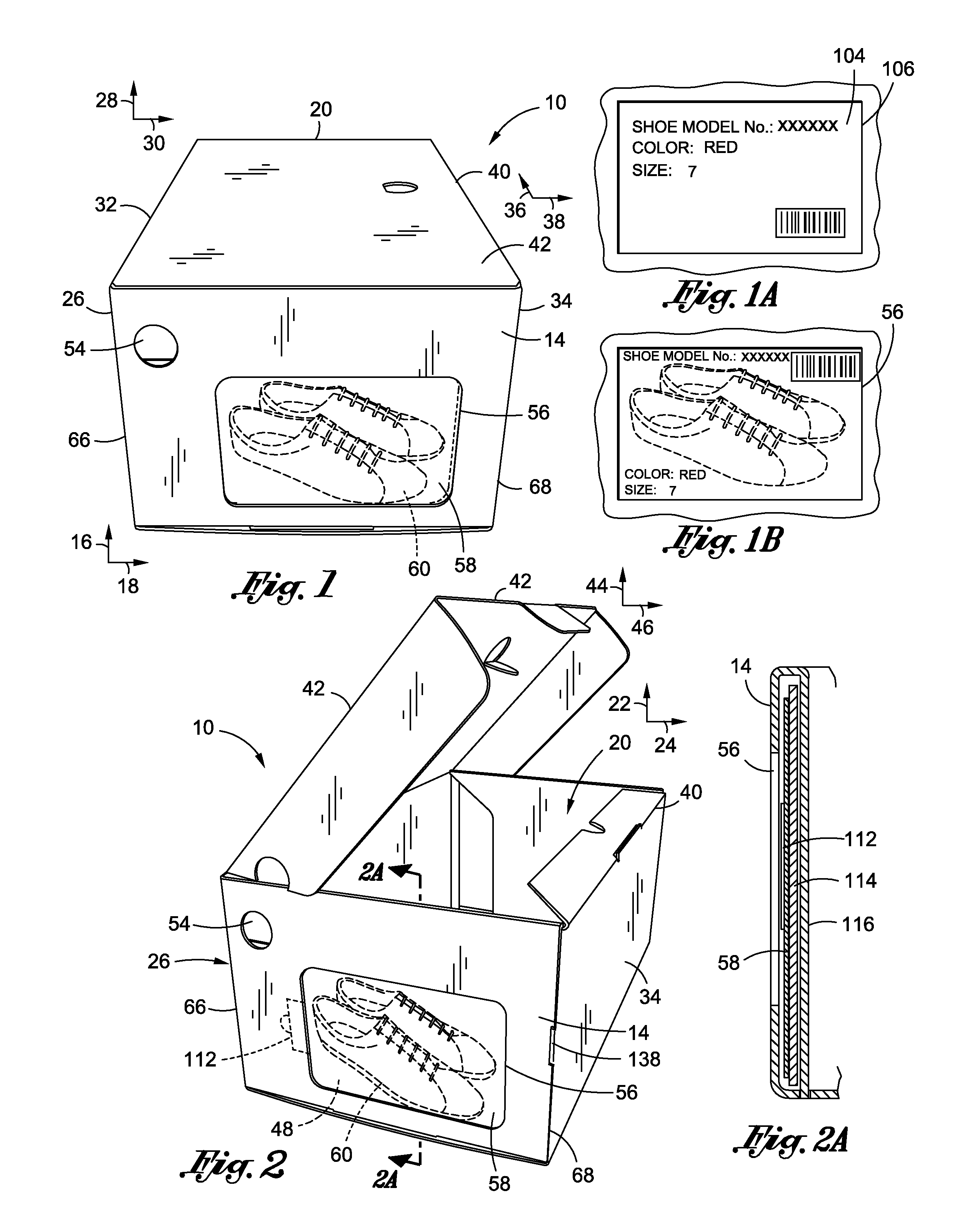 Universal two-cell storage box