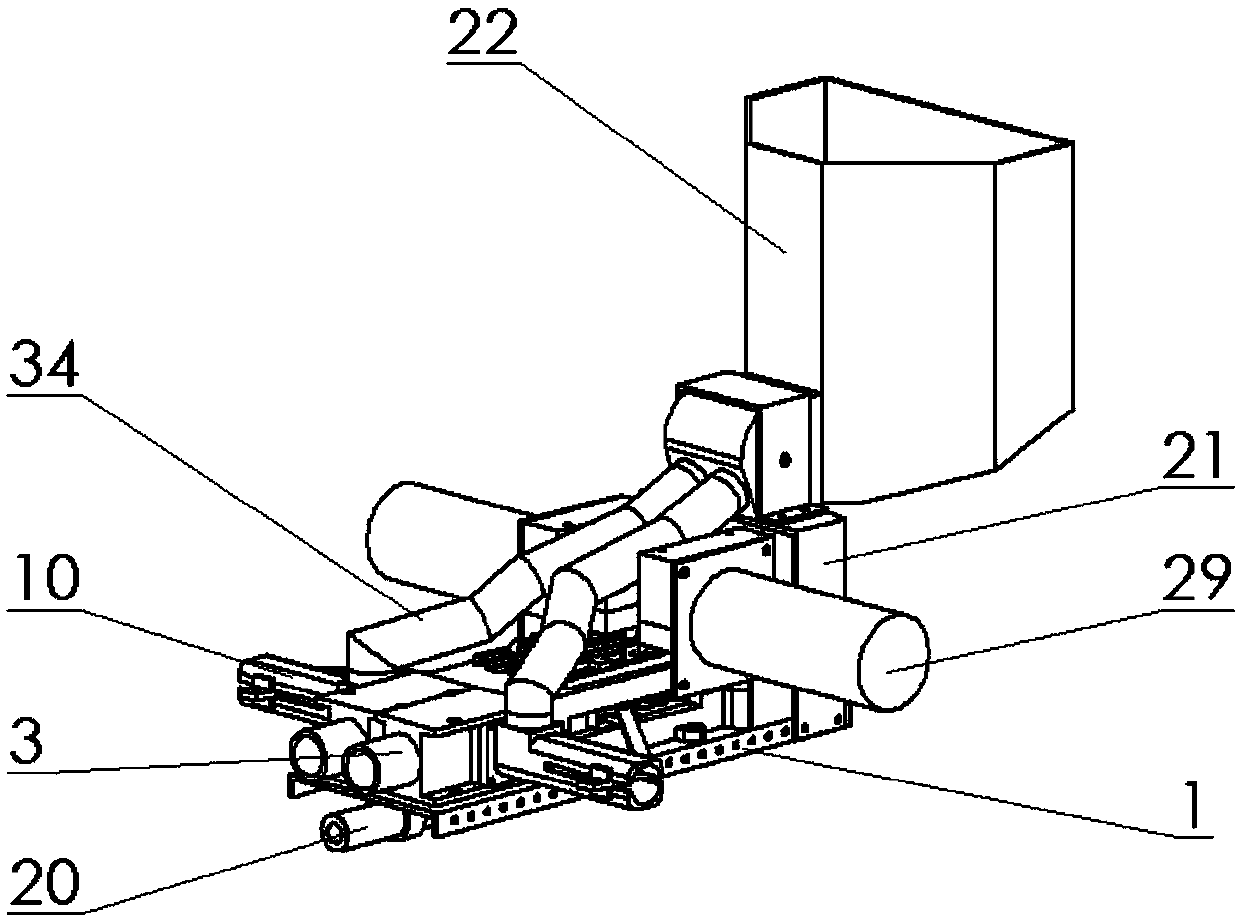 A two-barrel BB projectile launching mechanism capable of continuous shooting