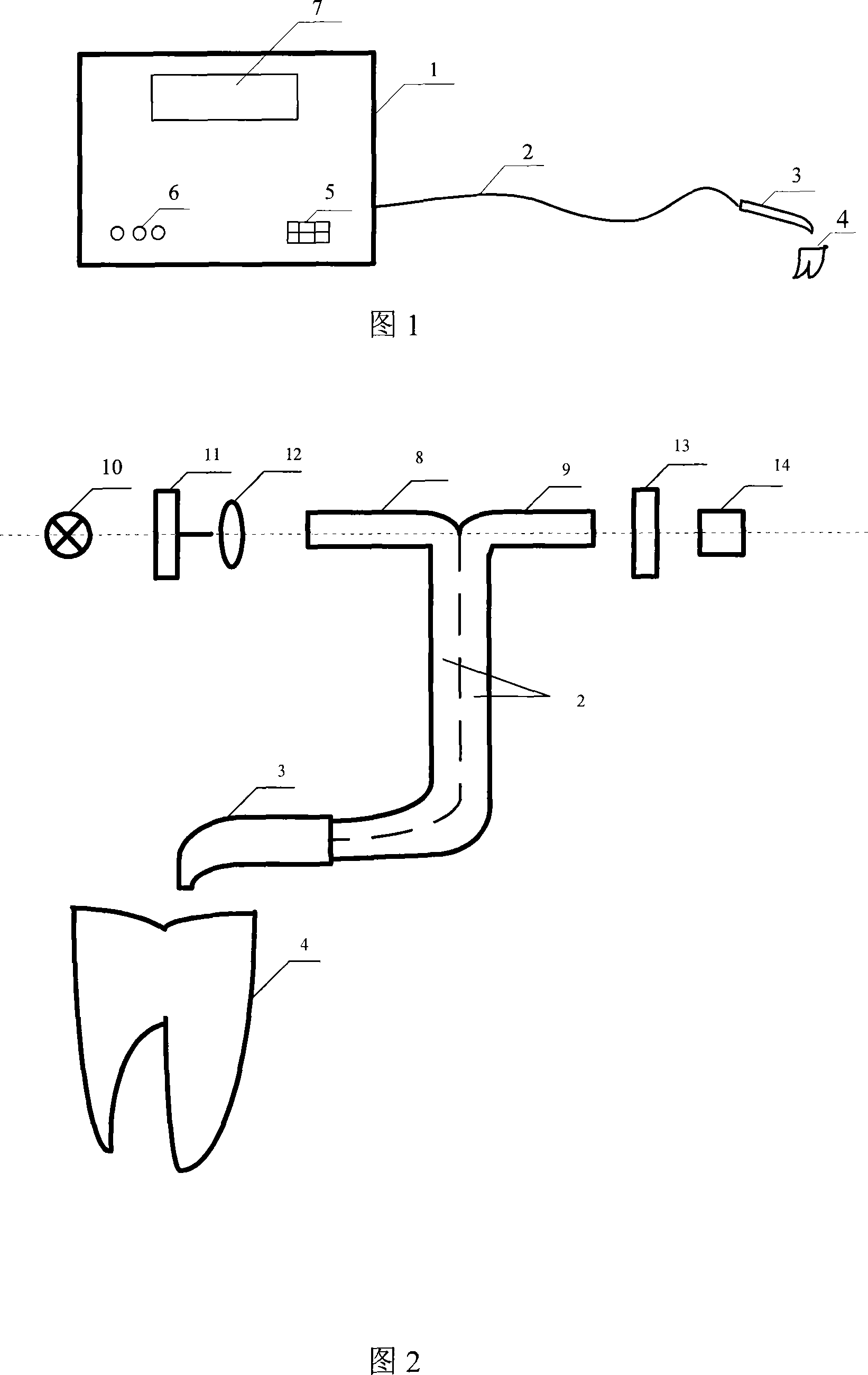 Pulp active fluorescent detecting device and detecting method