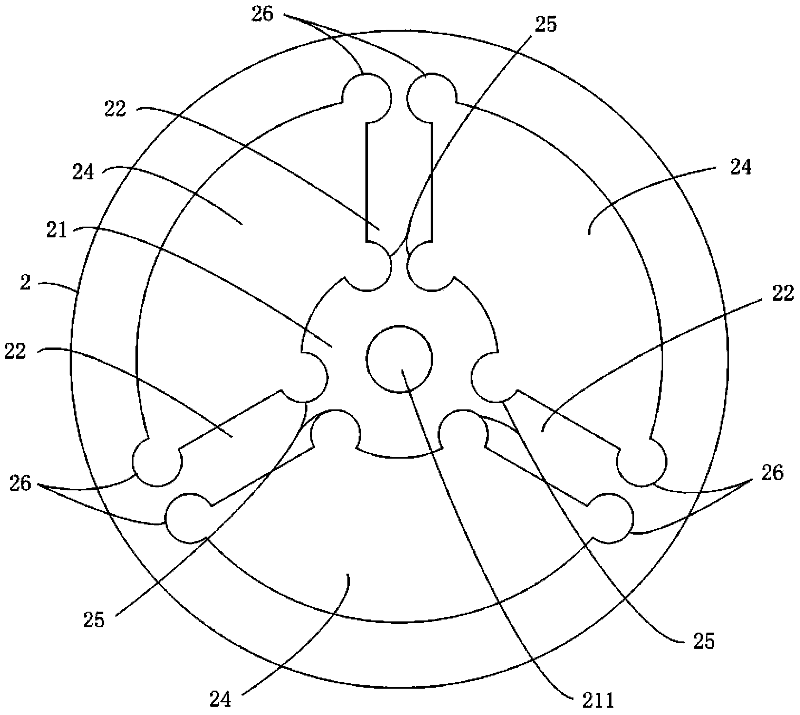 Piezoelectrically-driven spraying direction flexible adjustment device