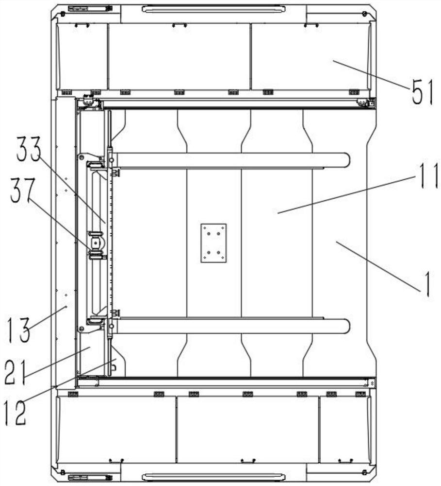 Double-drive four-direction walking forward-moving transfer trolley