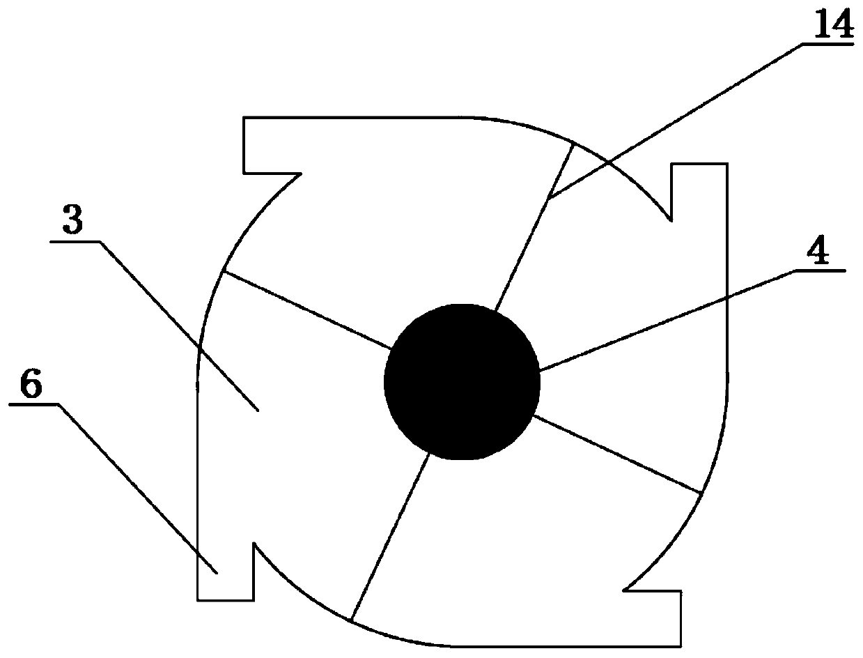 Double-rotation dust mist purification device