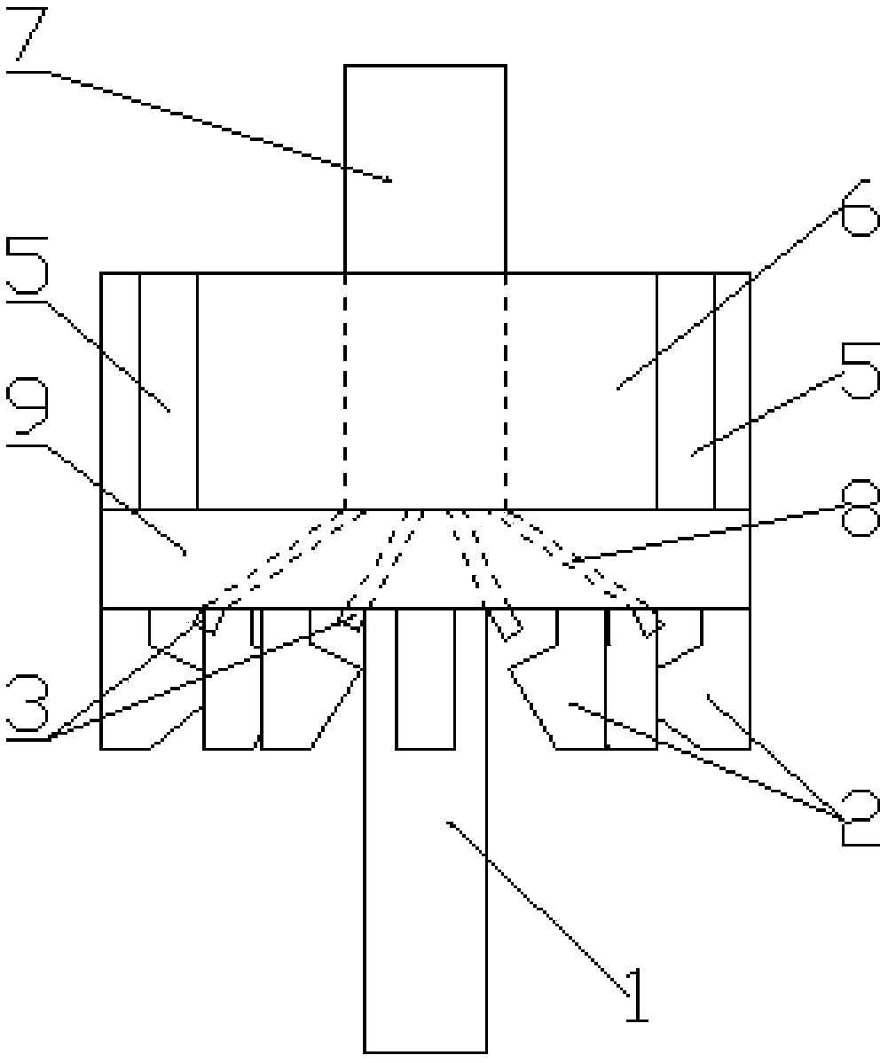 Large-caliber expanding bit and large-caliber well drilling method