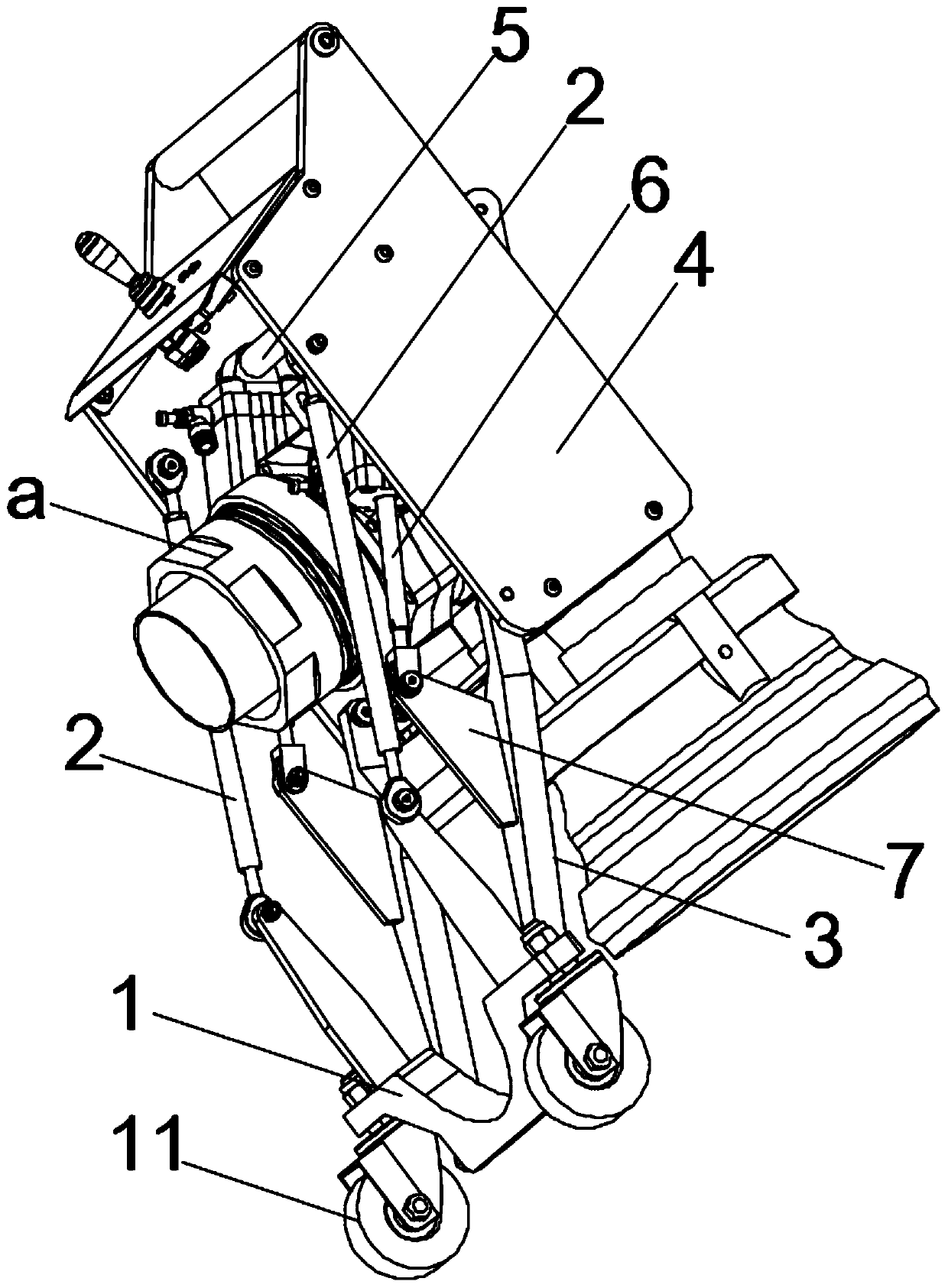 Aviation refueling connector lifting device