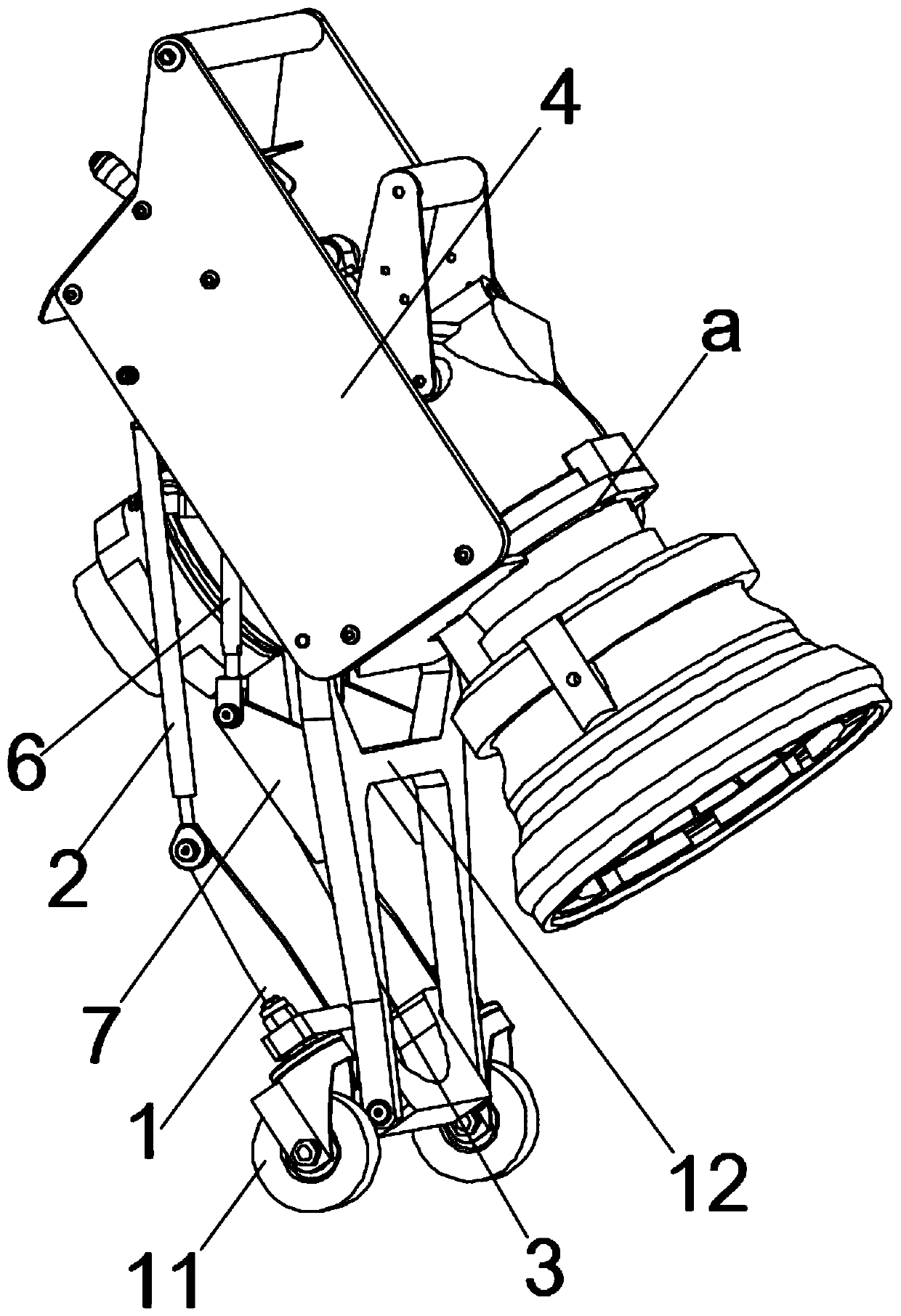 Aviation refueling connector lifting device