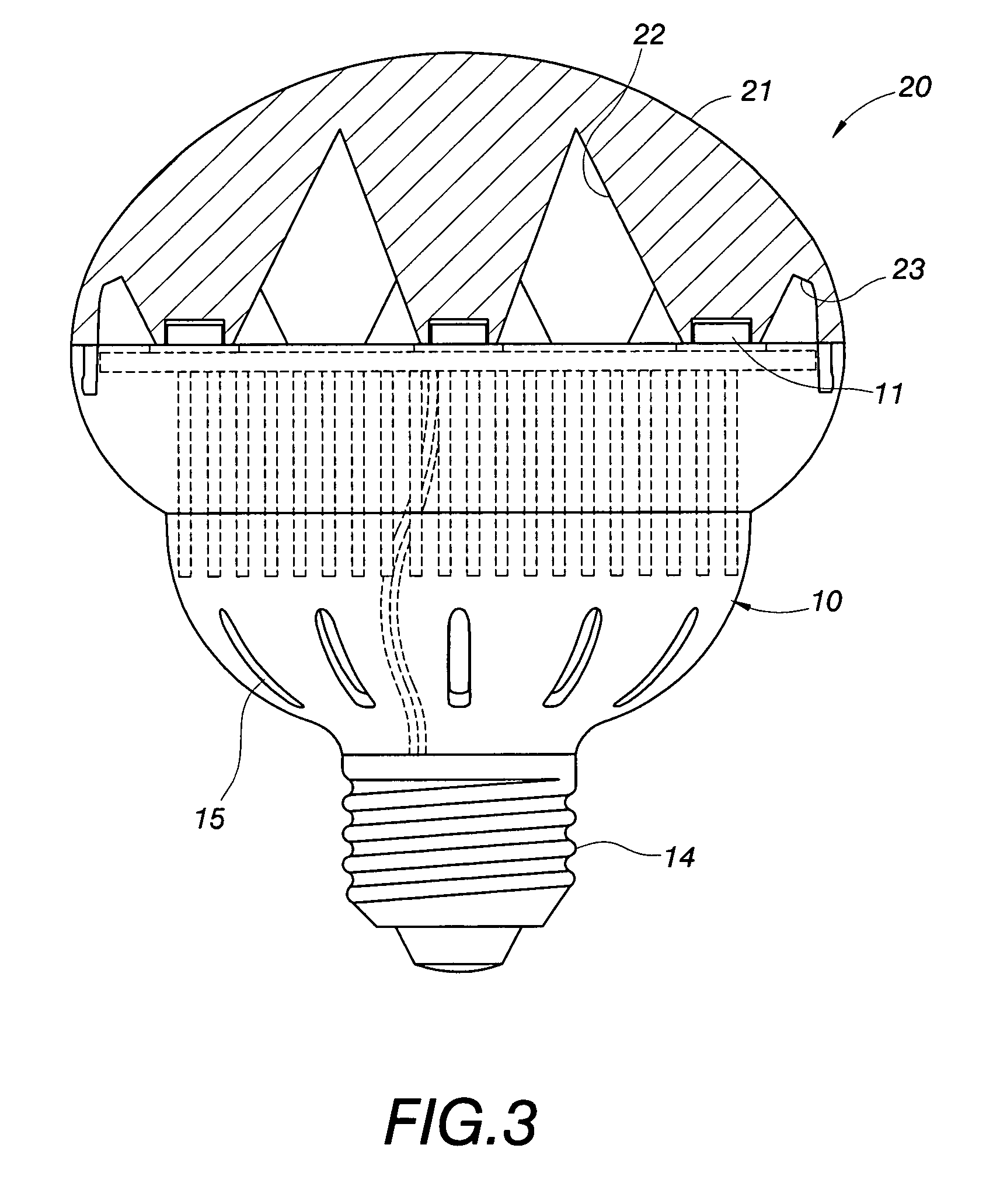 LED bulb and lamp holder thereof