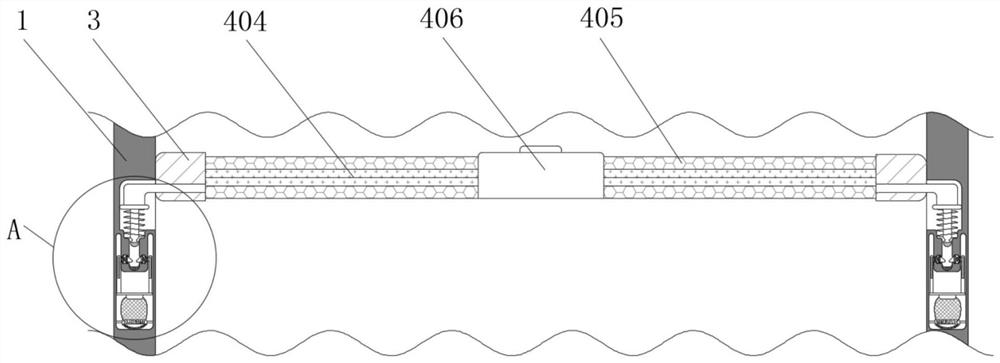 Sewage pipeline anti-blocking device based on environmental protection technology