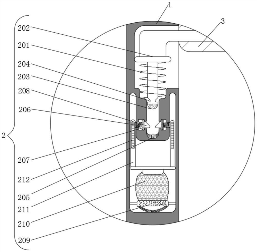 Sewage pipeline anti-blocking device based on environmental protection technology