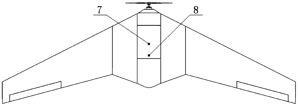 Centroid-variable airbag buffer landing method for small flying-wing unmanned aerial vehicle