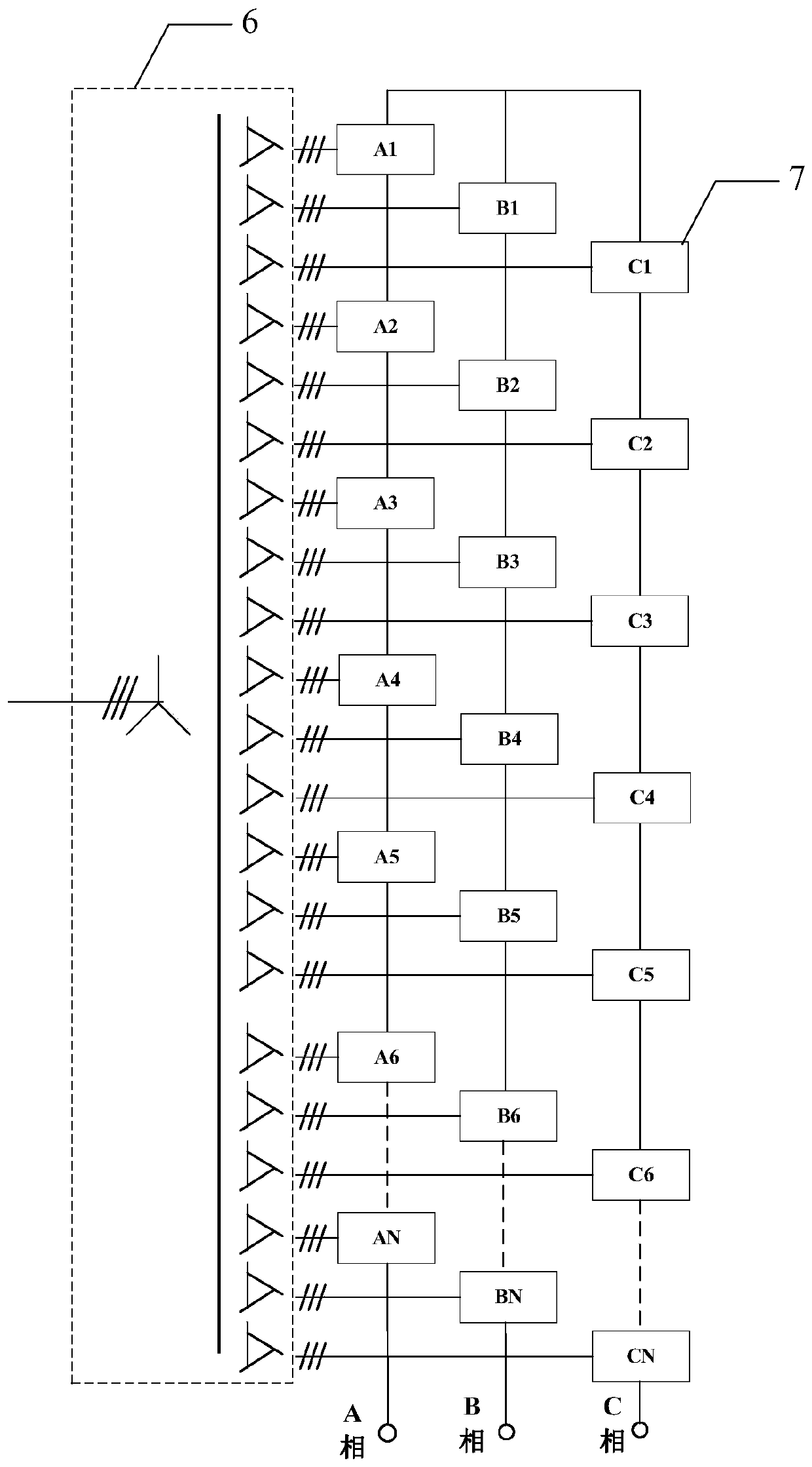 A shore power system and its grid-connected control method