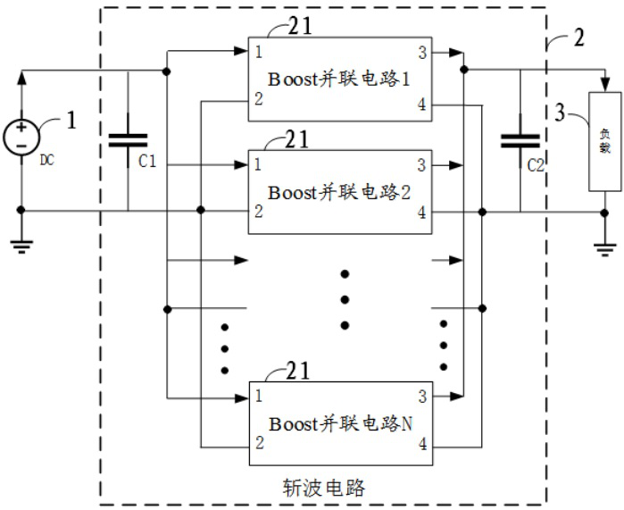 A hydrogen fuel cell power system, chopper circuit control system and method