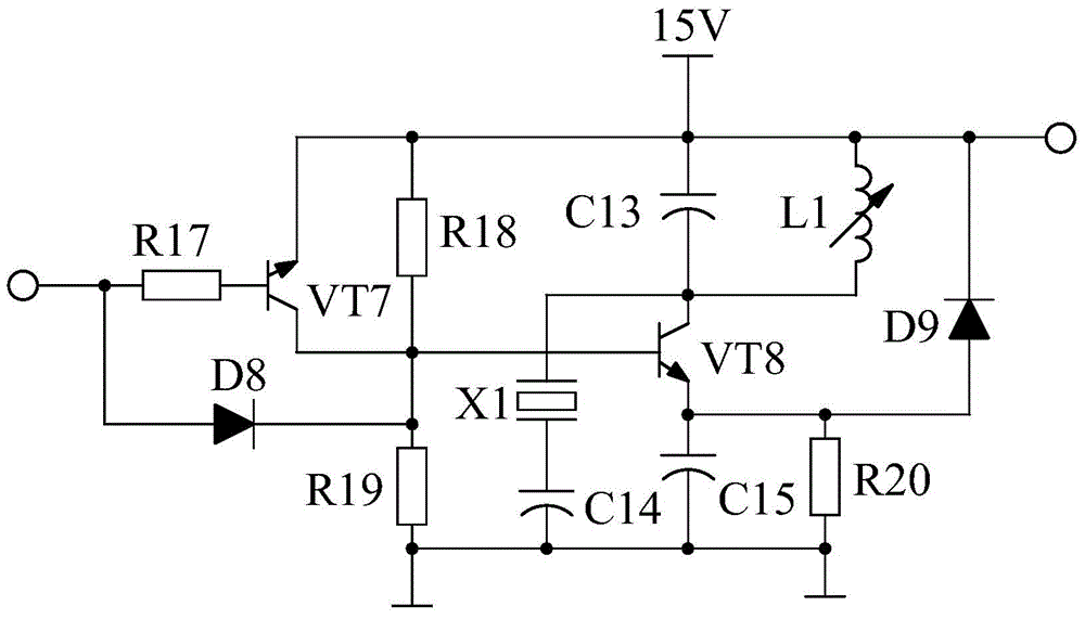 Low-pass amplification pulse modulation system based on capacitive feedback three-point oscillating circuit