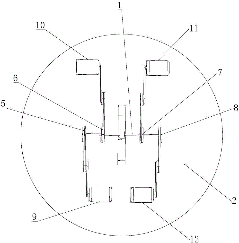 Multi-ratchet-wheel pendulum type wave power generation device