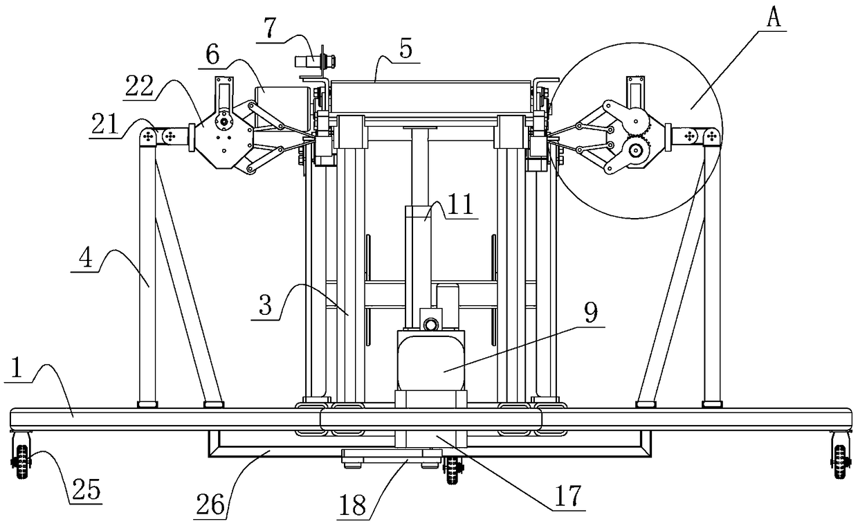 Automatic packing machine for plastic-steel tiles