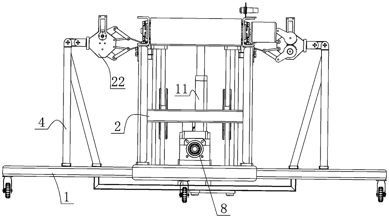 Automatic packing machine for plastic-steel tiles