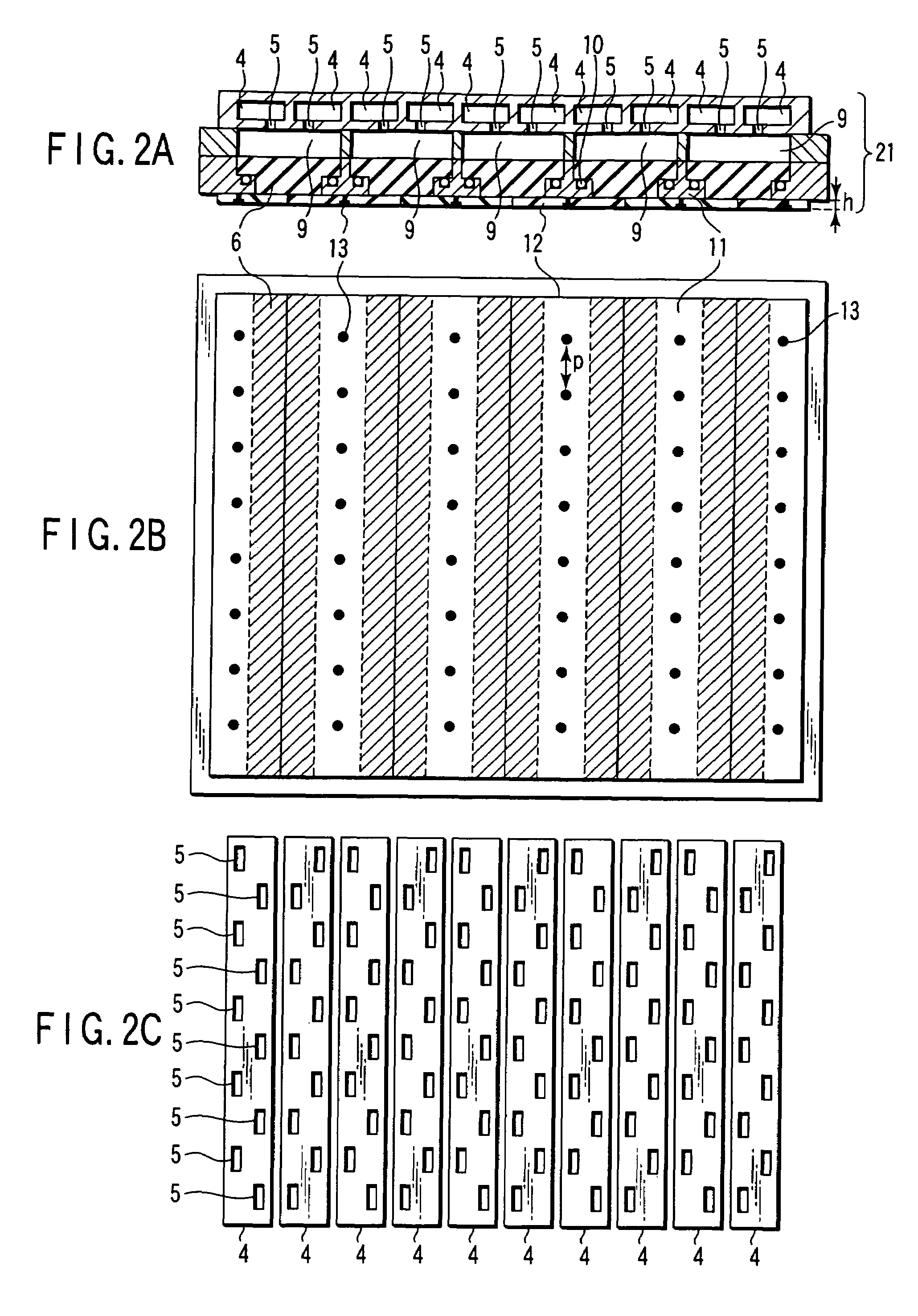 Plasma processing apparatus with dielectric plates and fixing member wavelength dependent spacing