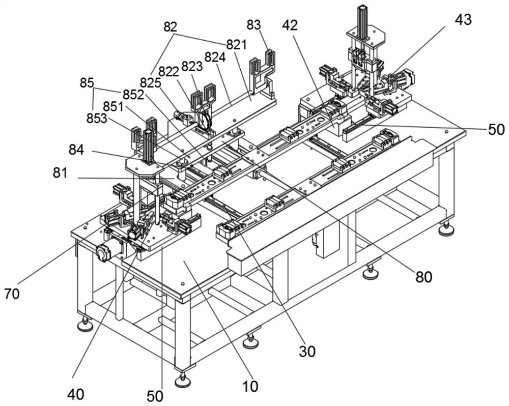 Power battery cooling pipe tail end double-end assembling machine