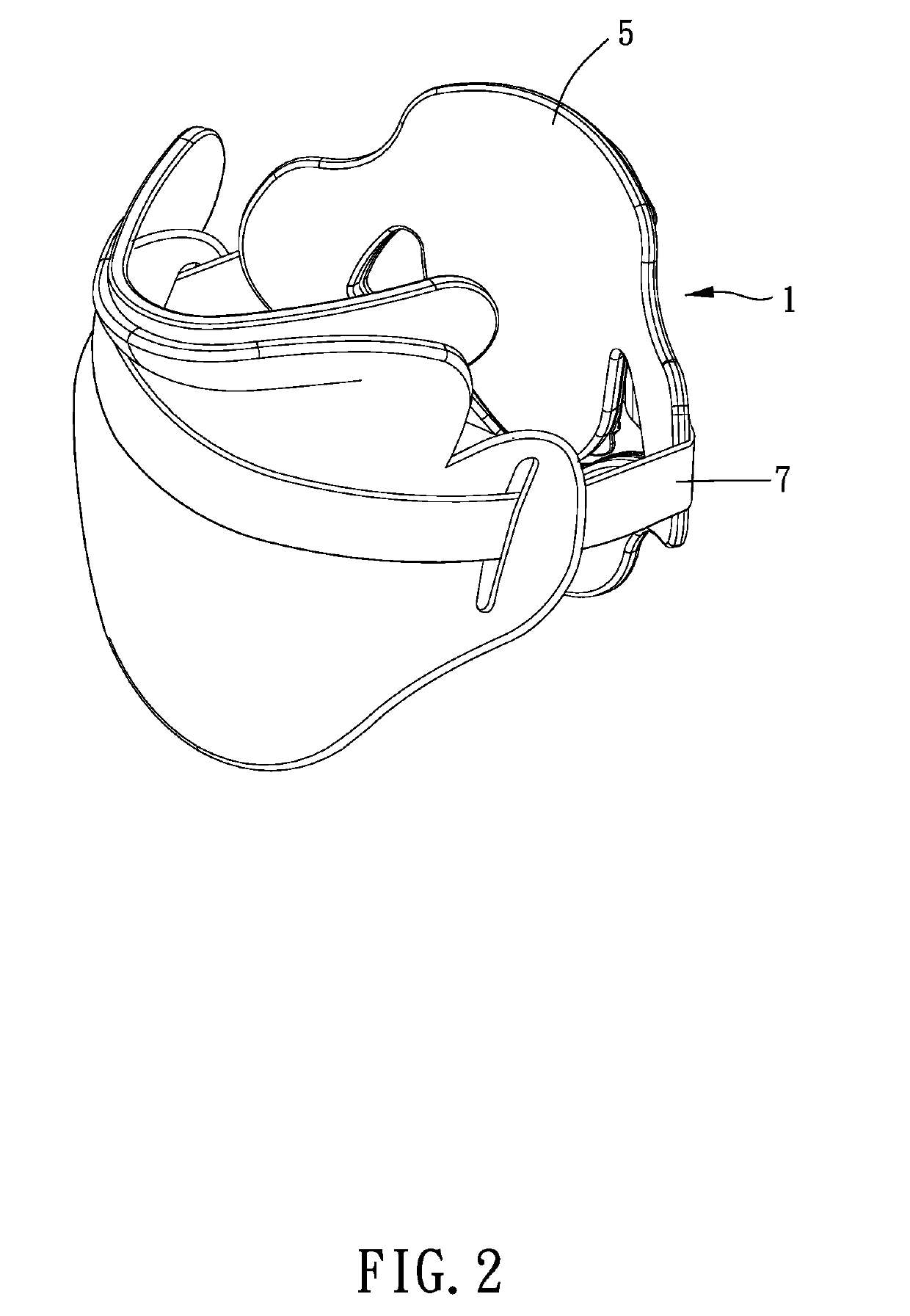 Rear sheet adjustment assembly of neck collar