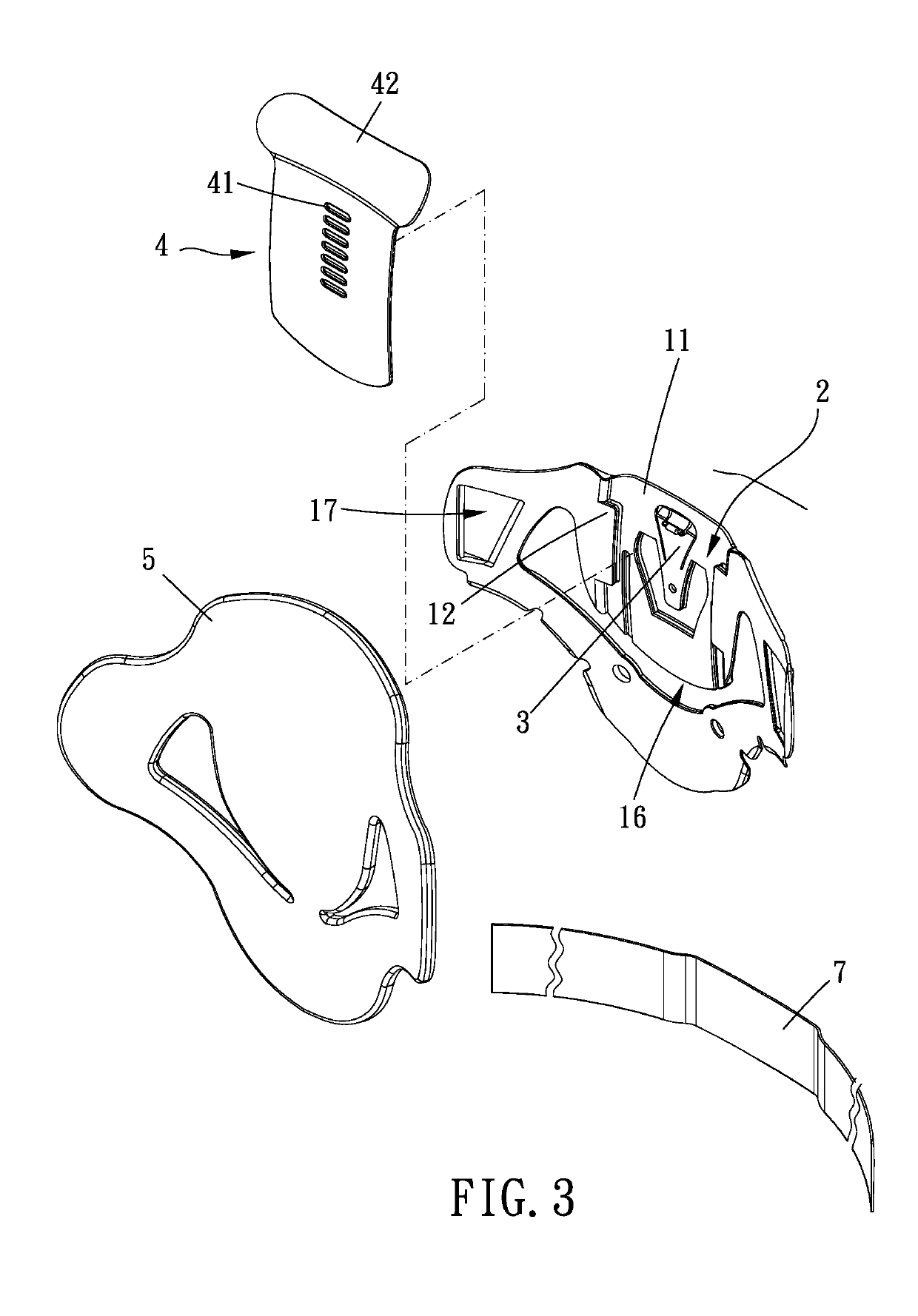 Rear sheet adjustment assembly of neck collar