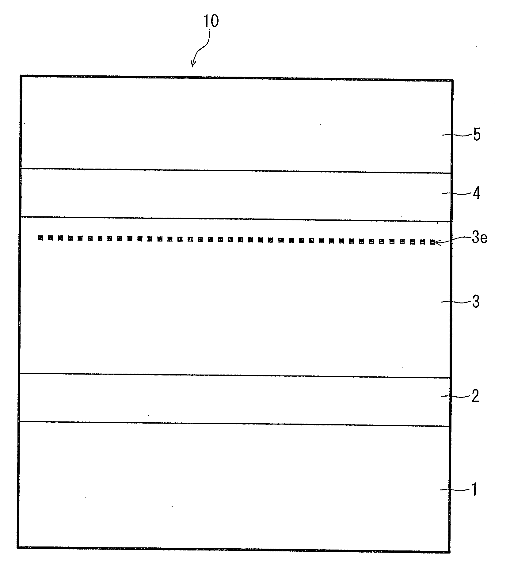 Epitaxial substrate for semiconductor device, schottky junction structure, and leakage current suppression method for schottky junction structure