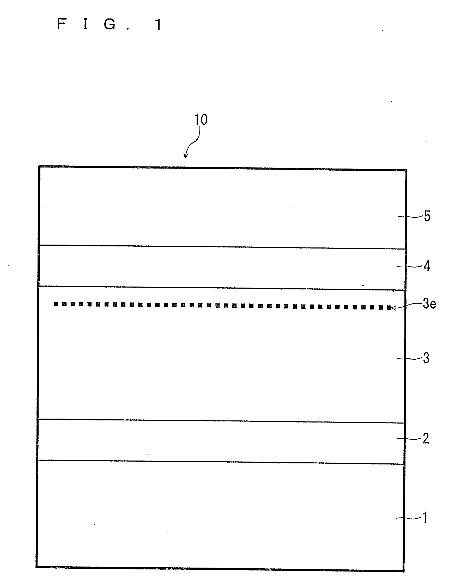 Epitaxial substrate for semiconductor device, schottky junction structure, and leakage current suppression method for schottky junction structure
