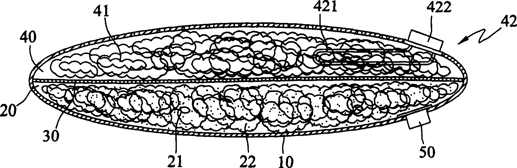 Oxidation exothemic reaction method and thermal energy generation body utilizing the same method