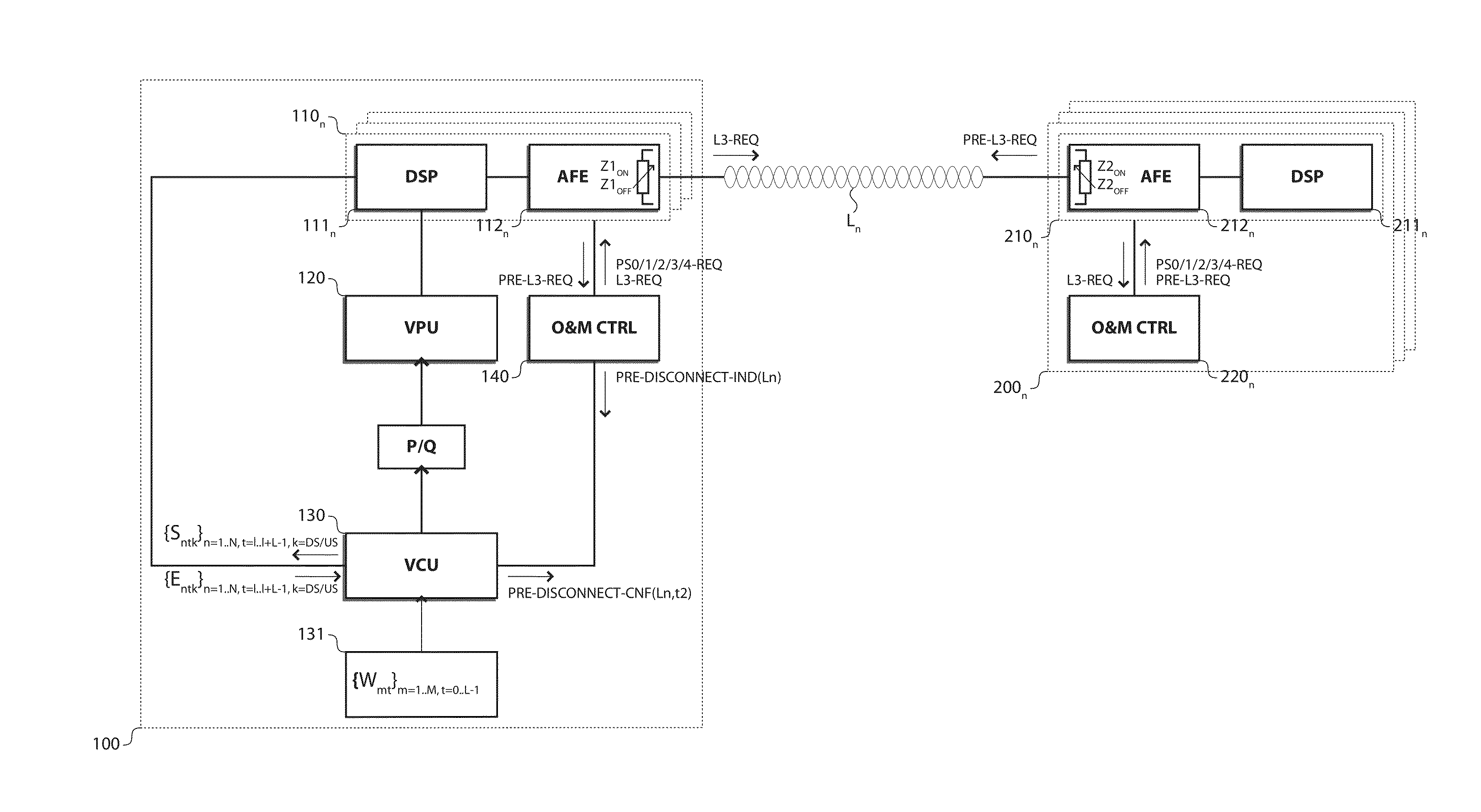 Orderly leaving within a vectoring group