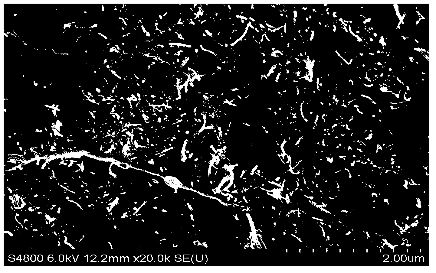 Carbon nanotube-water-soluble polymer composite flexible electric-heating film as well as preparation method and use thereof
