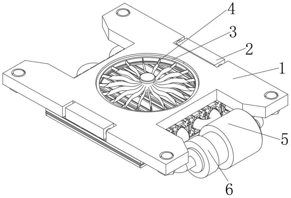 A new energy vehicle water-cooled condenser with heat exchange structure