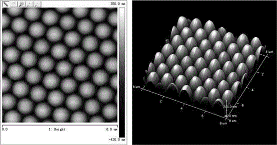 Preparation method of metal ordered array nano structure based on plasmon-model metal reinforced fluorescence