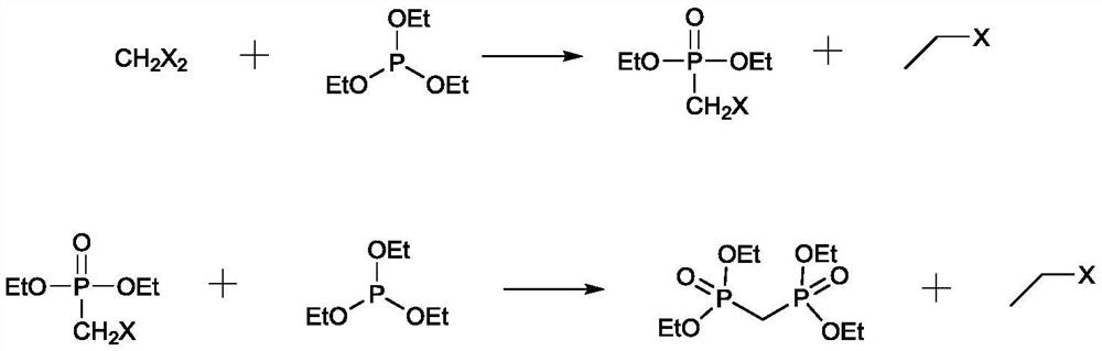 Method for preparing tetraethyl methylenediphosphonate