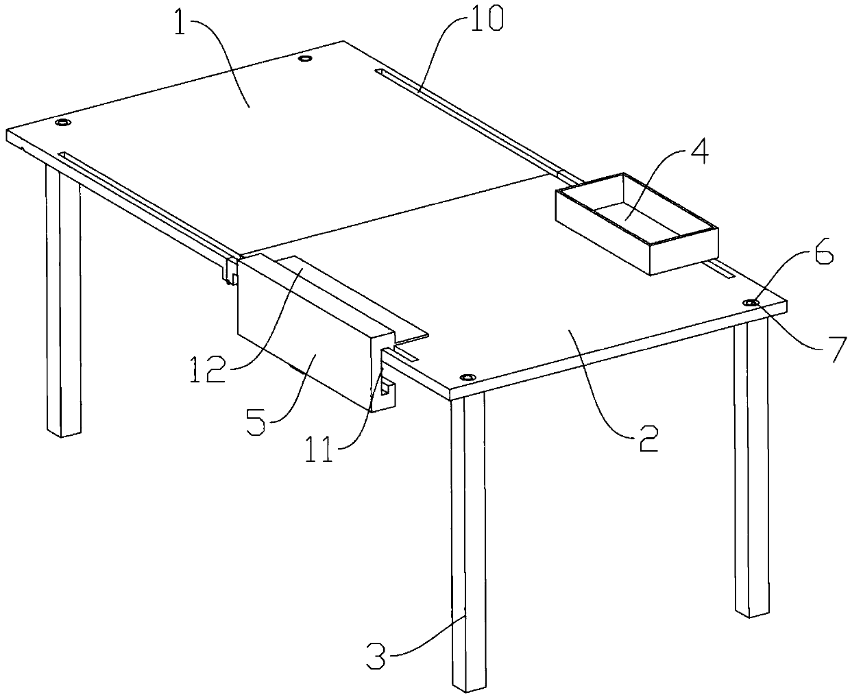 Drawing exhibition table used for environment design